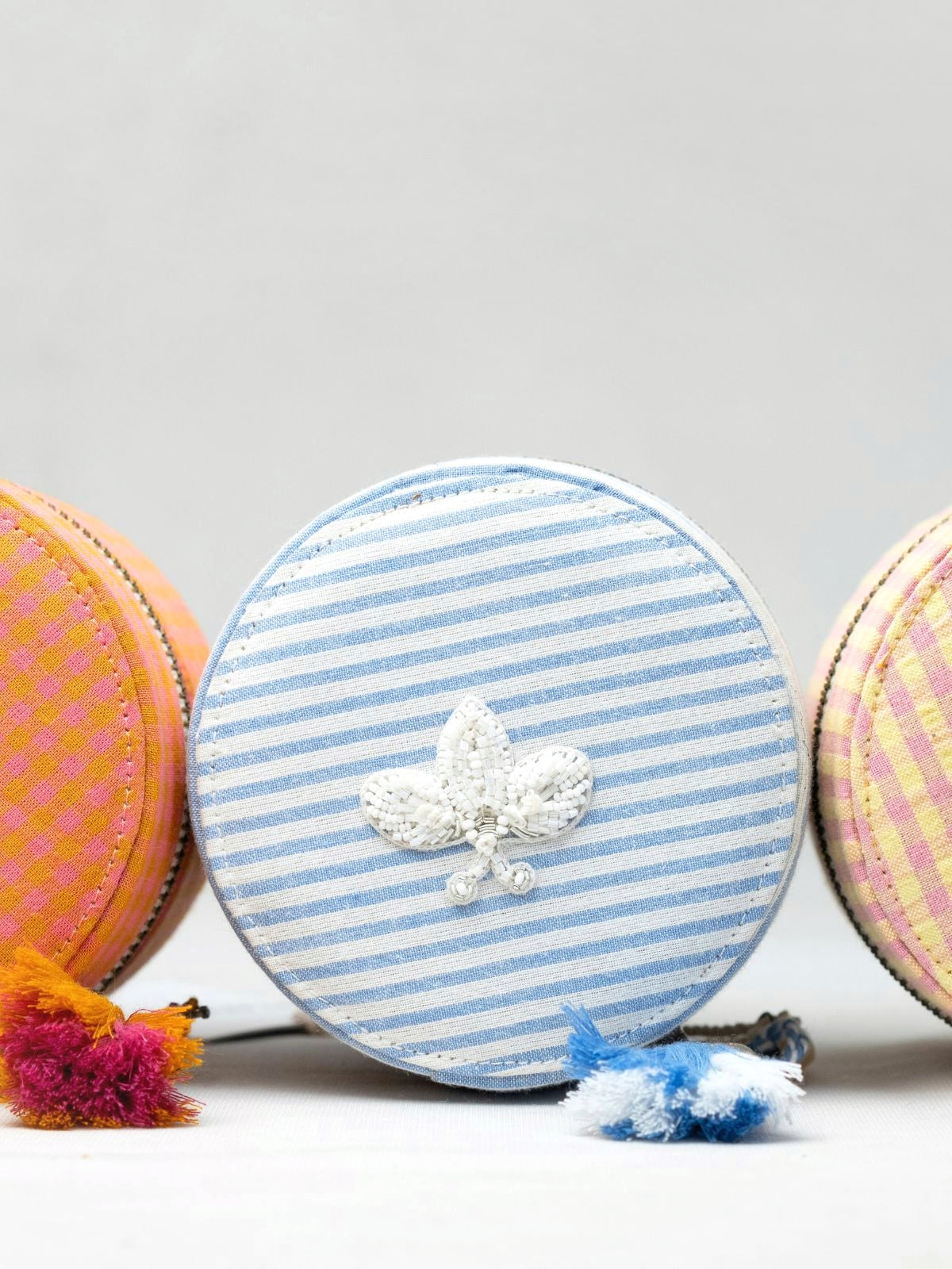 Hand Embroidered Bee Jewelry Box