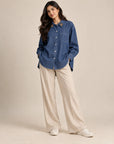 Chambray Denim Bee shirt