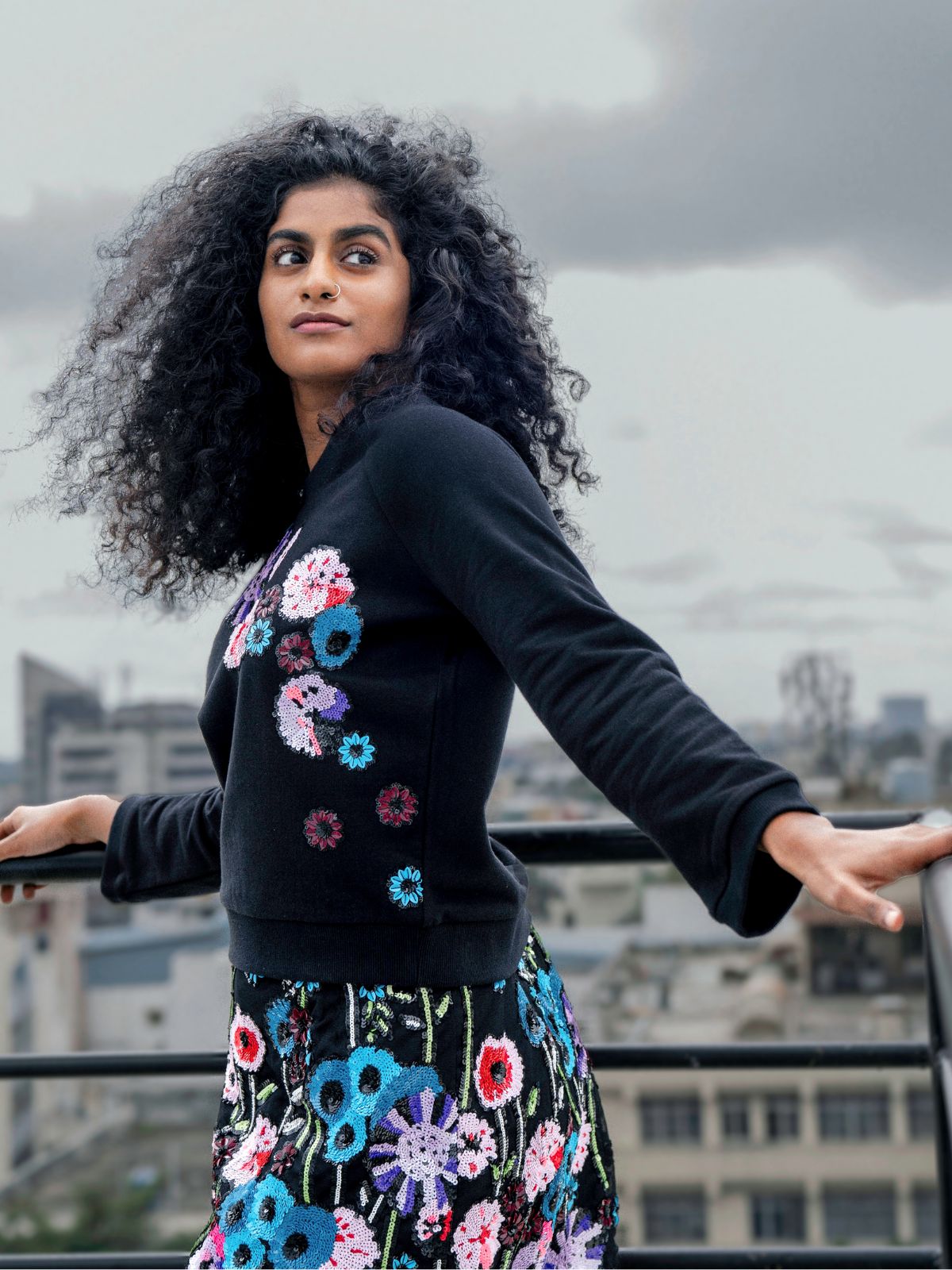 Couture Botanical Sweatshirt