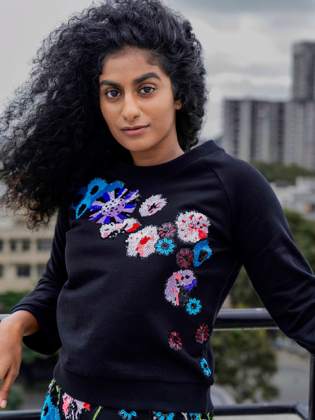 Couture Botanical Women Sweatshirt