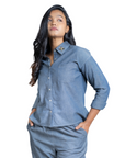 Chambray Denim Bee shirt