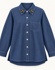 Chambray Denim Bee shirt