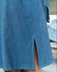 Chambray Denim Skirt