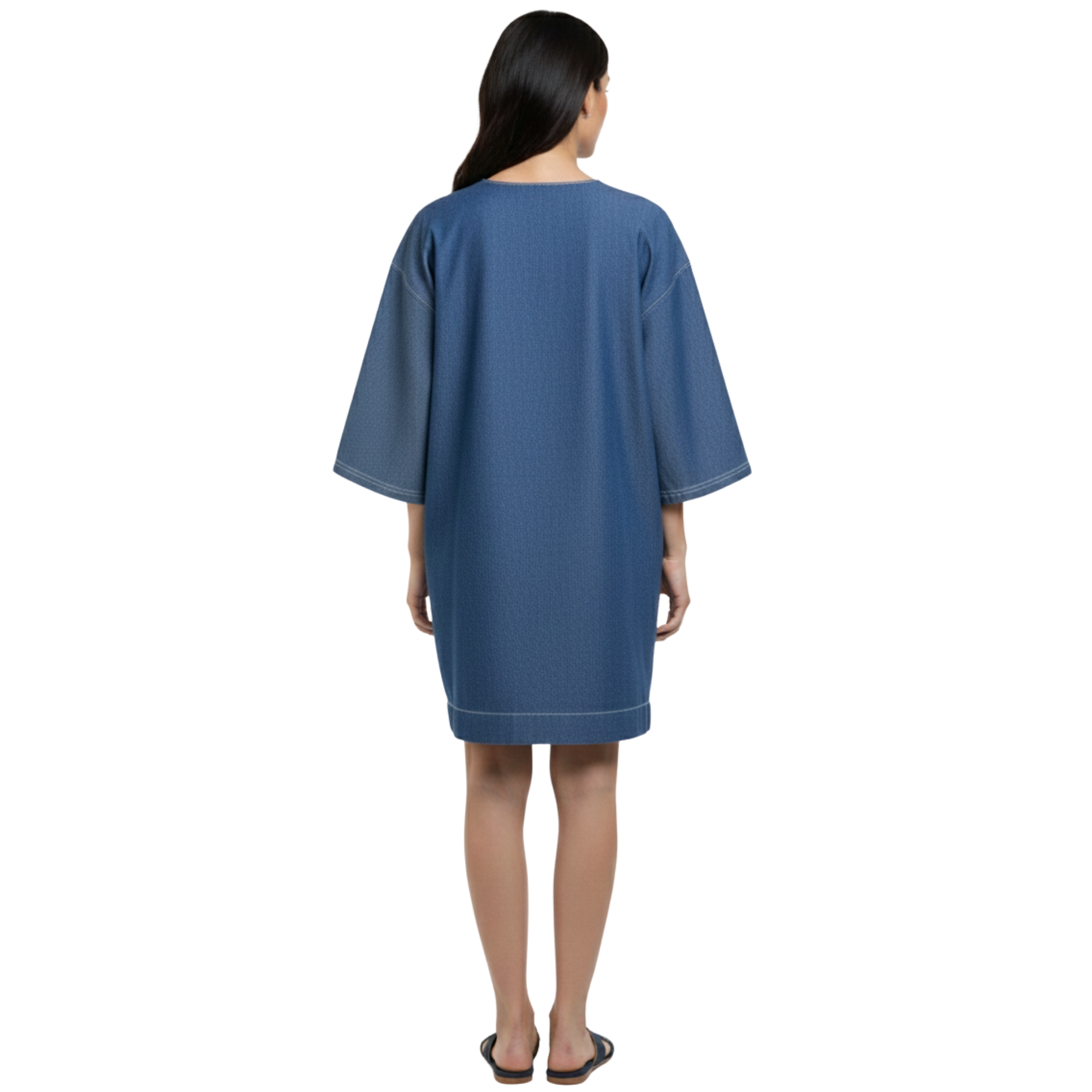 Chambray Denim Tourag Bee Dress Buy Online at The WAYW www.thewayw.com Chambray Denim Tourag Bee Dress Buy Online at The WAYW www.thewayw.com