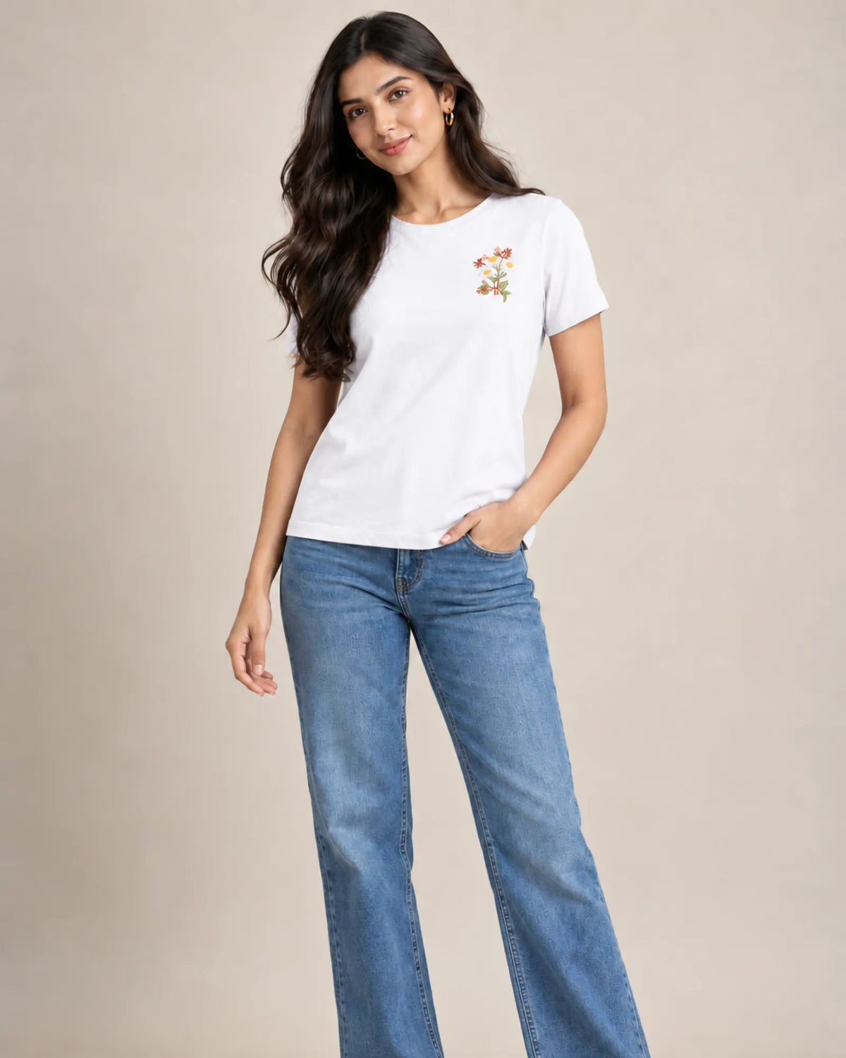 Botanical Daisy Tee