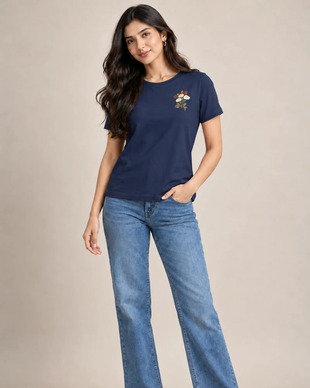 Botanical Daisy Tee