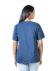 Indigo Patch Work T-Shirt